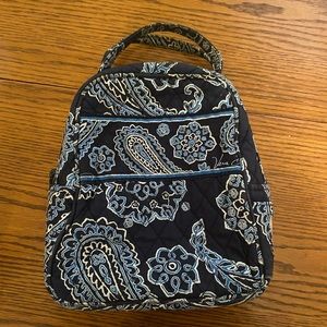 Vera Bradley Blue Bandana Lunch Brunch Bag